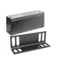 Замок электромагнитный Олевс М2-500 с уголком серебряный антик