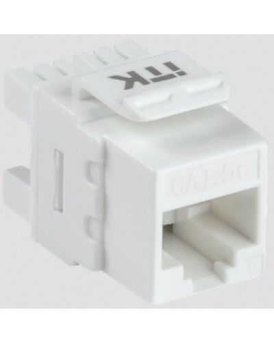 ITK Модуль Keystone Jack кат.5E UTP 110 IDC 180град (CS1-1C5EU-12) во Владивостоке Модули Keystone Pintop.ru