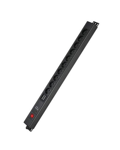 Блок распределения питания вертикальный для 19 шкафов DKC R5VSH10SWOPAM во Владивостоке Блоки розеток Pintop.ru