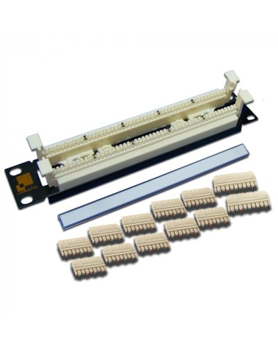 50-парный 110 кросс 10 1U, блоки в комплекте LANMASTER (LAN-RS110-50FT/10) во Владивостоке Патч-панели Pintop.ru