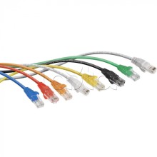Патч-корд U/UTP, кат. 6, 2xRJ45/8p8c, неэкран, белый, LSZH, 1м Cabeus PC-UTP-RJ45-Cat.6-1m-WH-LSZH