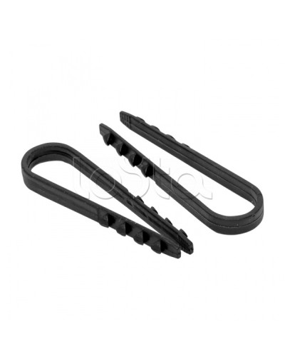 Дюбель-хомут для круглого кабеля (5-10мм) черный (100шт.) EKF PROxima (plc-ncc-5x10b) во Владивостоке Крепеж: Дюбели, шурупы, саморезы Pintop.ru