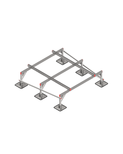 Опорная конструкция для установки оборудования TECHNORAPTOR STEELFOOT 1800х1800 КМ-профиль (KM-TR-STF-SSEI-1800-1800) во Владивостоке Системы видеонаблюдения Pintop.ru