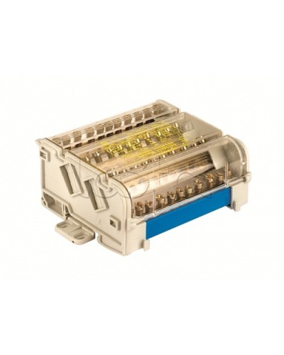 Блок распределительный на DIN рейку 2р 125А, 11х6мм 2х7,5мм 2x9мм. DKC BD125152 во Владивостоке Блоки розеток Pintop.ru