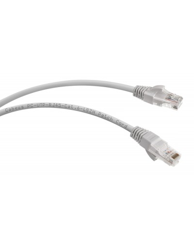 Патч-корд UTP, категория 6, 0.3 м, LSZH, неэкранированный, серый Cabeus PC-UTP-RJ45-Cat.6-0.3m-LSZH во Владивостоке Патчкорды (медные) Pintop.ru
