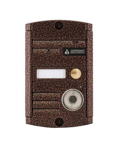 Видеопанель вызывная накладная цветная на 1 абонента с TM-считывателем Activision AVP-451 TM (PAL, медь) во Владивостоке Вызывные видеопанели малоабонентные Pintop.ru