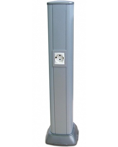 Колонна алюминевая 0,71 м, цвет темно-серебристый металлик DKC 09594 во Владивостоке Аксессуары для стоек и шкафов Pintop.ru