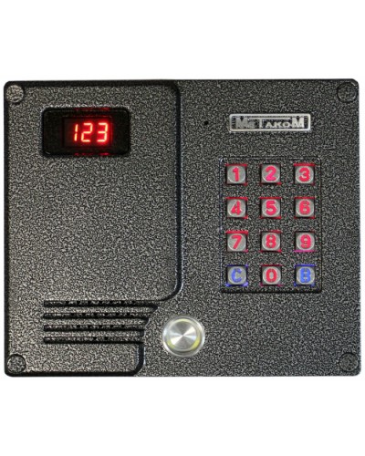 Блок вызова домофона Метаком MK2007-TM-EV во Владивостоке Блоки вызова многоабонентные Pintop.ru