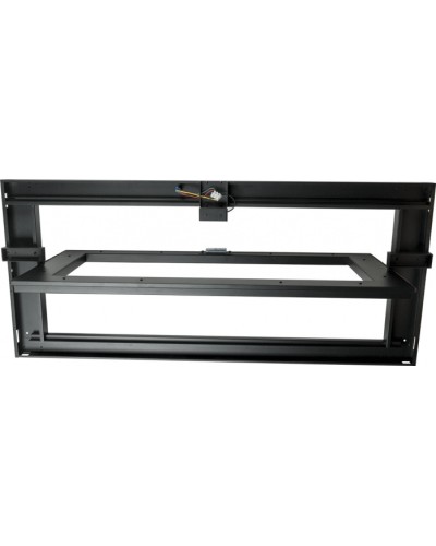 Крыша секции коридора 1200 мм для шкафов LANMASTER DCS шириной 800 мм, откидывающаяся, с ЭМ замком LANMASTER LAN-DC-RFP-12x8-OP во Владивостоке Аксессуары для стоек и шкафов Pintop.ru