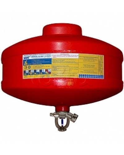 Модуль порошкового пажаротушения ПОЖТЕХНИКА МПП-12/141 МИГ (температура срабатывания +141°С) (красный) во Владивостоке Модули порошковые Pintop.ru