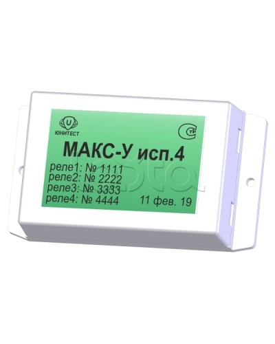 Модуль адресный управляющий Юнитест МАКС-У исп.4 во Владивостоке Адресная система пожарной сигнализации Юнитест Pintop.ru