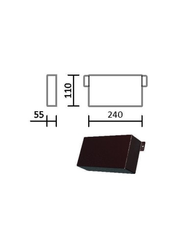 Монтажный кожух Vizit МК-400CB во Владивостоке Аксессуары для многоабонентных систем Pintop.ru