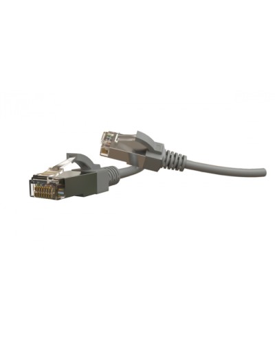 Патч-корд S/FTP Hyperline (PC-LPT-SFTP-RJ45-RJ45-C6-2M-LSZH-GY) во Владивостоке Патчкорды (медные) Pintop.ru