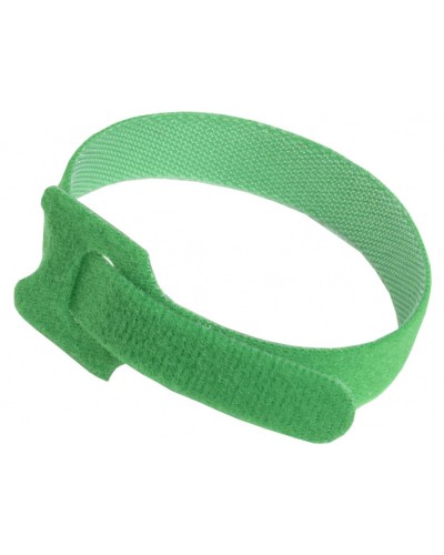 ITK Хомут-липучка ХКл 14х310мм с м/з зеленый (100шт) (HKVG-W14-L310) во Владивостоке Стяжки-хомуты Pintop.ru