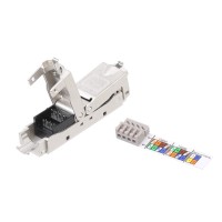 Адаптер проходной Hyperline (CA3-IDC-C6A-SH-F-SL)