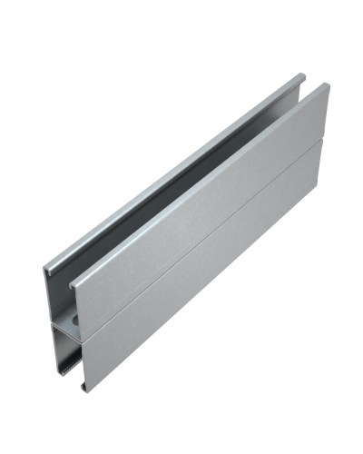 Страт-профиль двойной 41х72 L5500 мм s:1,5 HD85 КМ-профиль (2STP41-72-5500 HD85) во Владивостоке Аксессуары для лотков Pintop.ru