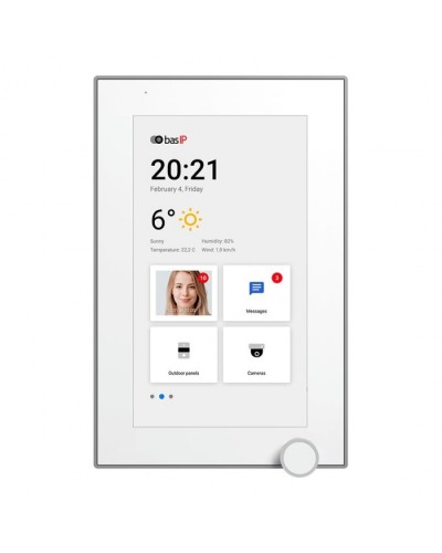 IP-видеодомофон BAS-IP AZ-07L WHITE во Владивостоке Абонентские IP устройства Pintop.ru