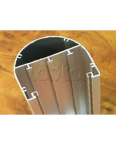 Колонна алюминевая под суппорт (односторонняя) 660мм Экопласт 70166 во Владивостоке Системы лючков и колонн Pintop.ru