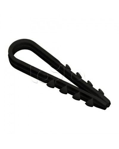 Дюбель-хомут 11-18 черный (100шт/уп) PROCONNECT 07-4522 во Владивостоке Стяжки-хомуты Pintop.ru