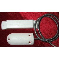 Извещатель охранный точечный магнитоконтактный Магнито-Контакт Змея исп.07 (ИО 102-26) (металлорукав из нержавеющей стали)