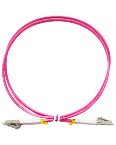Шнур оптический duplex LC-LC 50/125 mm OM4 1м LSZH Cabeus FOP-50-OM4-LC-LC-1m во Владивостоке Патч-корды оптические Pintop.ru