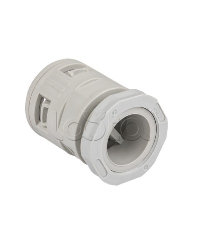 Коннектор для гофрированной трубы (25 мм) (25 шт) EKF-Plast (kn-t-25) во Владивостоке Повороты, муфты, тройники Pintop.ru