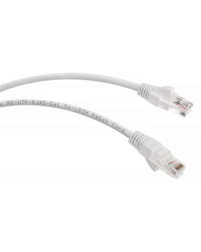 Патч-корд медный U/UTP кат.5е (1м) LSZH (белый) Cabeus PC-UTP-RJ45-Cat.5e-1m-WH-LSZH во Владивостоке Патчкорды (медные) Pintop.ru