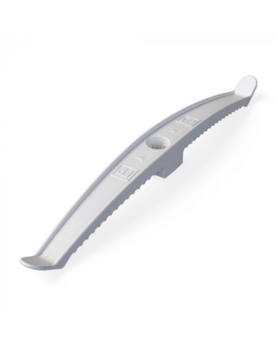 Держатель кабеля двусторонний для прямого монтажа в гофроящике белый (100 шт/кор) Промрукав (PR13.0486) во Владивостоке Аксессуары для кабель-канала Pintop.ru