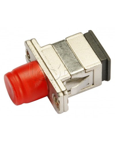 Соединитель проходной SC-FC, MM(для многомодового кабеля), simplex Cabeus SC-FC-MM во Владивостоке Проходные адаптеры и розетки оптические Pintop.ru