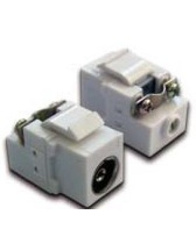 Вставка Keystone TV-розетка, винтовое соединение, белая LANMASTER LAN-OK-TV/S-WH во Владивостоке Коннекторы Pintop.ru