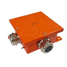 Экопласт SMB165 Коробка металл, огн. E-110,о/п 164х164х65, IP66, 4P, (2,5-25 мм2), оранж.