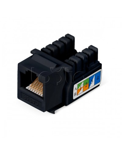 Вставка Cabeus KJ-RJ45-Cat.6-90-BK во Владивостоке Модули Keystone Pintop.ru