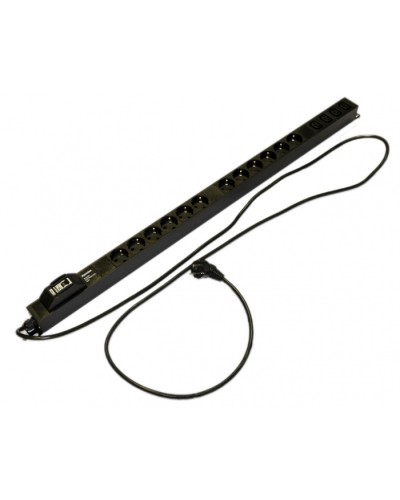 Блок розеток Hyperline (SHE-12SH-4IEC-BF-2.5EU) во Владивостоке Блоки розеток Pintop.ru