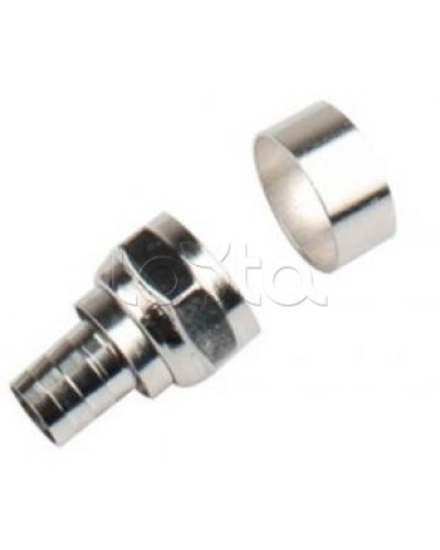 Штекер F-разъем под обжим (RG6U) LAZSO APFC12-RG6U(100) во Владивостоке Коннекторы Pintop.ru