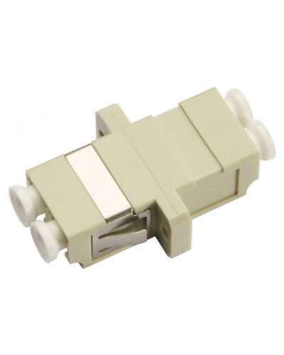 Соединитель проходной LC-LC duplex, MM(для многомодового кабеля) Cabeus DLC-DLC-MM во Владивостоке Проходные адаптеры и розетки оптические Pintop.ru