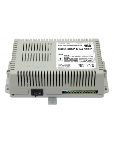 Блок управления домофона Vizit БУД-485Р во Владивостоке Блоки управления многоабонентные Pintop.ru