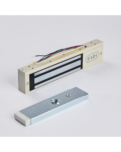 R-Lock RL-EM180-0SG - Электромагнитный замкок, 180кг, DC12/24B, цвет серый, RAL7032 (галечный серый), два датчика втроены в корпус замка: датчик Холла и магнито-контактный датчик во Владивостоке Электромагнитные замки Pintop.ru