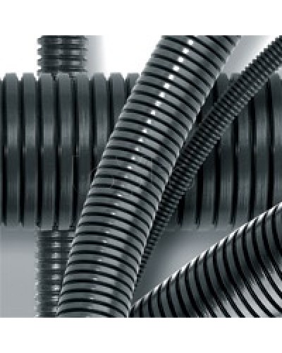 Труба гофрированная DN17мм, ПВ-2, д. вн. 16,8 мм, д. нар. 21,2 мм, полиамид 6 DKC (PA601721F2) во Владивостоке Труба гофрированная Pintop.ru