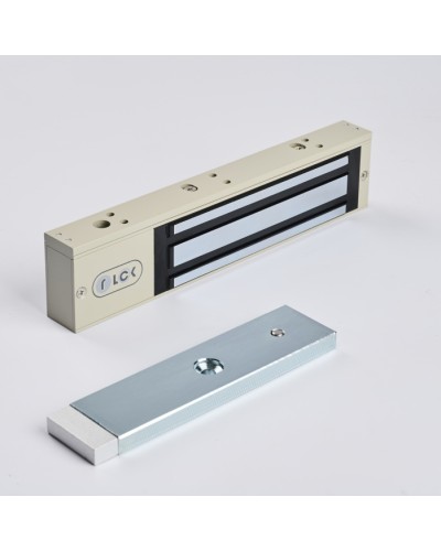 R-Lock RL-EM280-LSG - Электромагнитный замкок, 280кг, DC12/24B, цвет серый, RAL7032 (галечный серый), два датчика втроены в корпус замка: датчик Холла и магнито-контактный датчик во Владивостоке Электромагнитные замки Pintop.ru