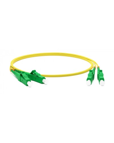 Патч-корд волоконно-оптический одномодовый SM 9/125 (OS2), LC/APC-LC/APC, duplex, LSZH, 5 м Hyperline FC-D2-9-LC/AR-LC/AR-H-5M-LSZH-YL во Владивостоке Патч-корды оптические Pintop.ru