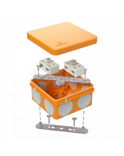 Коробка огнестойкая для о/п двухкомпонентная 60-0210-FR6.0-4-4-Р Е15-Е60 80х80х40 Промрукав (60-0210-FR6.0-4-4-Р) во Владивостоке Огнестойкие кабельные линии Pintop.ru