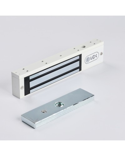 R-Lock RL-EM180-00W - Электромагнитный замкок, 180кг, DC12/24B, цвет белый, RAL9016(белый) во Владивостоке Электромагнитные замки Pintop.ru