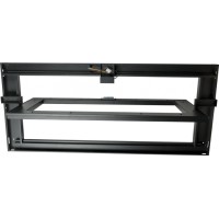 Крыша секции коридора 1200 мм для шкафов LANMASTER DCS шириной 600 мм, откидывающаяся, с ЭМ замком LANMASTER LAN-DC-RFP-12x6-OP