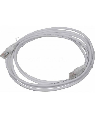 Патч-корд RJ45 TWT UTP кат.5e, с заливными колпачками, 1 м, серый TWT TWT-45-45-1.0-GY во Владивостоке Патчкорды (медные) Pintop.ru