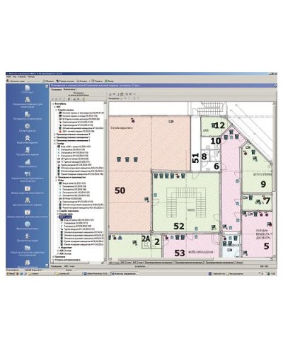 ПО Модуль Мониторинг PERCo-SM08 во Владивостоке Сетевая СКУД Perco Pintop.ru