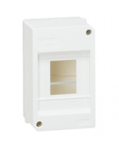 Щиток накладной Mini S 4 модуля белый Legrand 001357 во Владивостоке Боксы для автоматов Pintop.ru