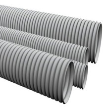 Труба ПВХ гофрир. тяжелая, диам 50мм, 1шт=15м Экопласт 11050