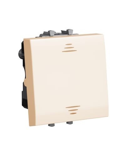 Выключатель Ванильная дымка, Avanti, 16A, 2 мод. DKC 4405102 во Владивостоке Аксессуары для стоек и шкафов Pintop.ru