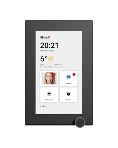 IP-видеодомофон BAS-IP AZ-07L BLACK во Владивостоке Абонентские IP устройства Pintop.ru