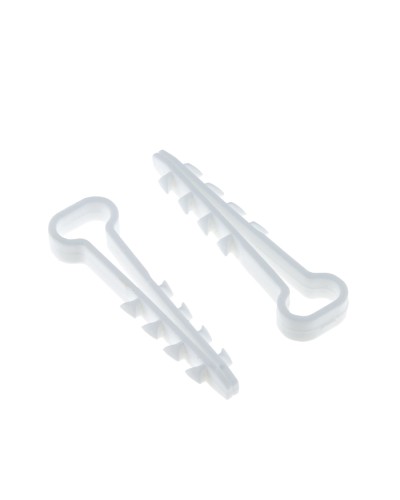 Дюбель-хомут (6х14 мм) для плоского кабеля белый (50 шт.) EKF PROxima (plc-cd-6x14w) во Владивостоке Крепеж: Дюбели, шурупы, саморезы Pintop.ru